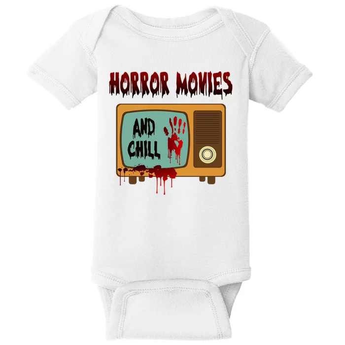 Horror Movies And Chill Scary Baby Bodysuit