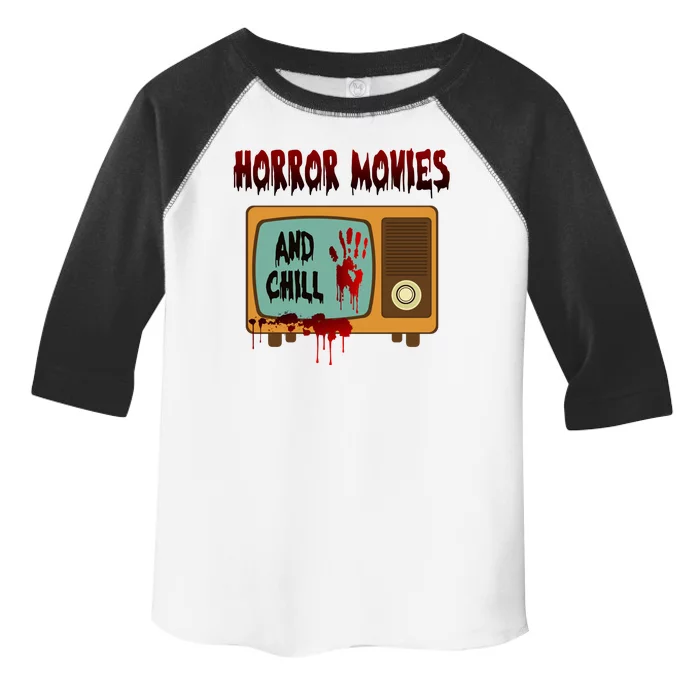 Horror Movies And Chill Scary Toddler Fine Jersey T-Shirt