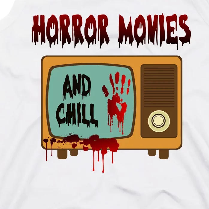 Horror Movies And Chill Scary Tank Top