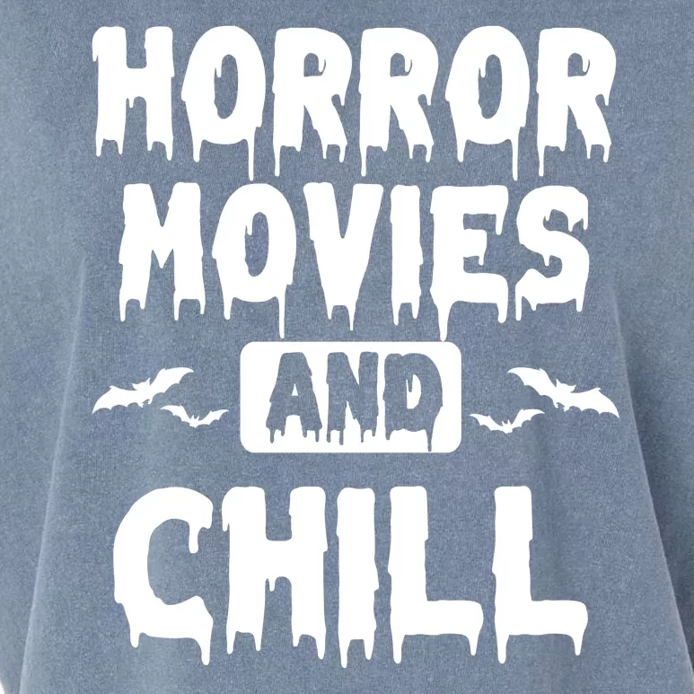 Horror Movies And Chill Garment-Dyed Women's Muscle Tee