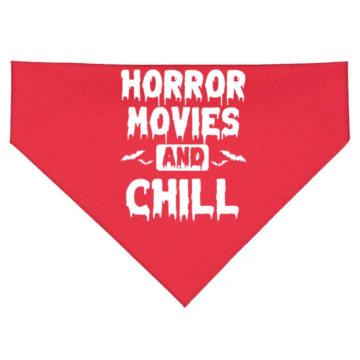 Horror Movies And Chill USA-Made Doggie Bandana