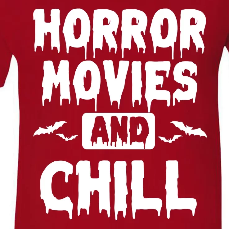 Horror Movies And Chill V-Neck T-Shirt