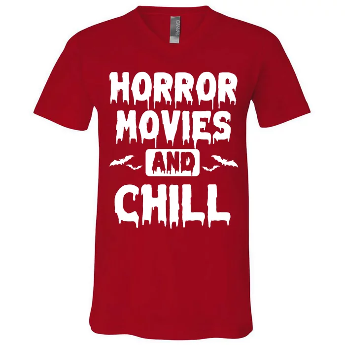 Horror Movies And Chill V-Neck T-Shirt