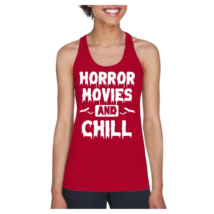 Horror Movies And Chill Women's Racerback Tank