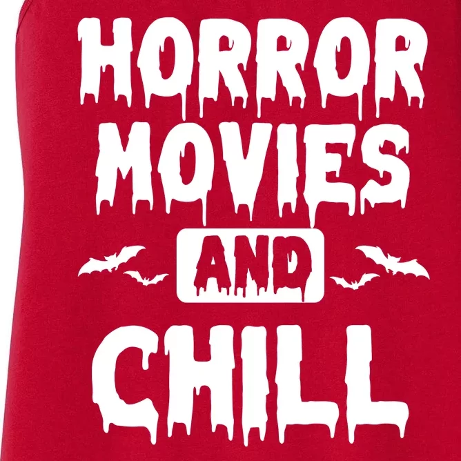 Horror Movies And Chill Women's Racerback Tank