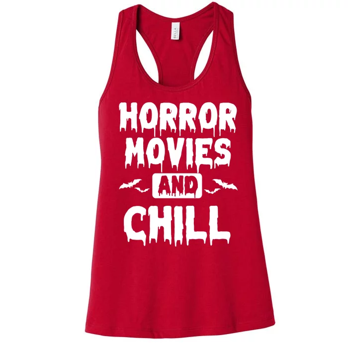 Horror Movies And Chill Women's Racerback Tank