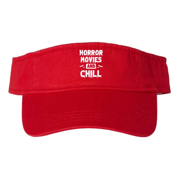 Horror Movies And Chill Valucap Bio-Washed Visor