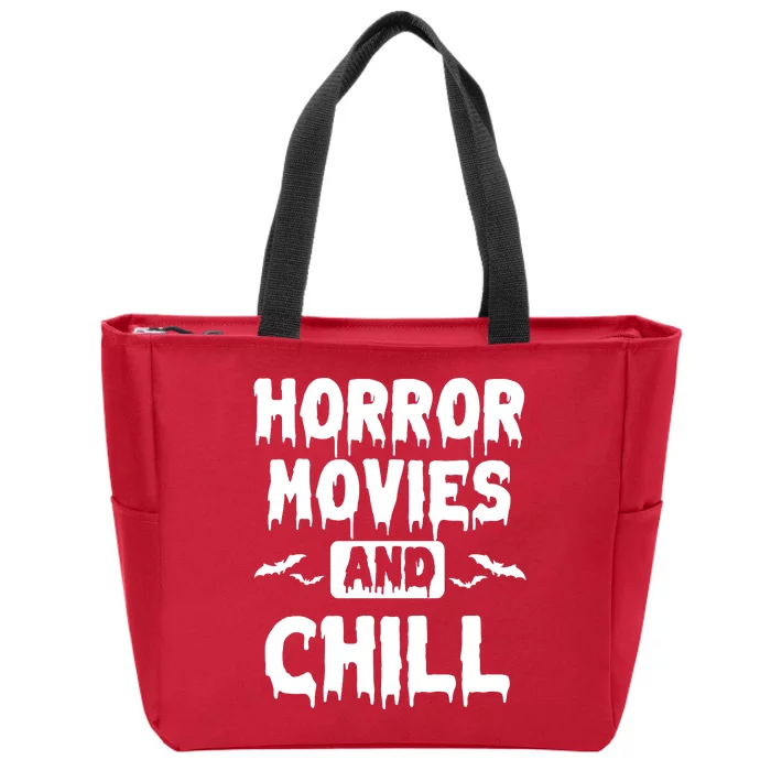 Horror Movies And Chill Zip Tote Bag