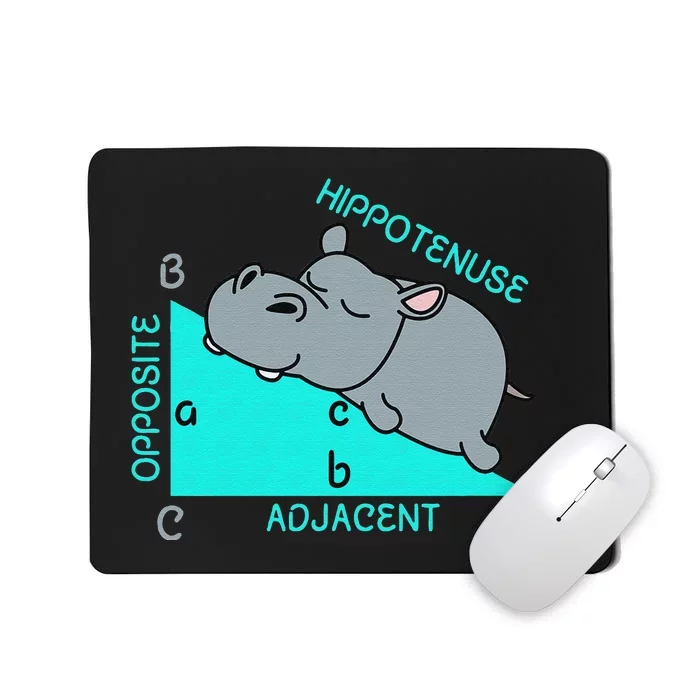 Hippo Math Analytical Funny Sarcasm Humor Teacher Mousepad