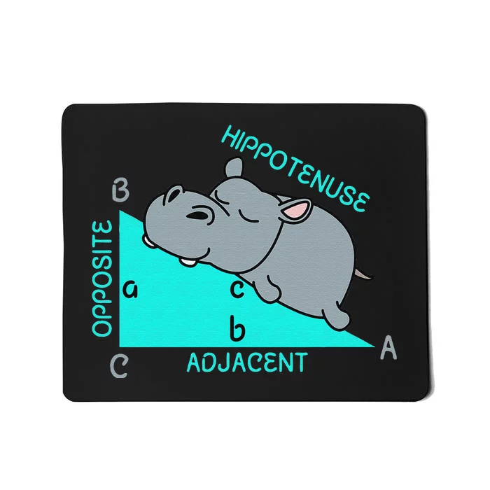 Hippo Math Analytical Funny Sarcasm Humor Teacher Mousepad