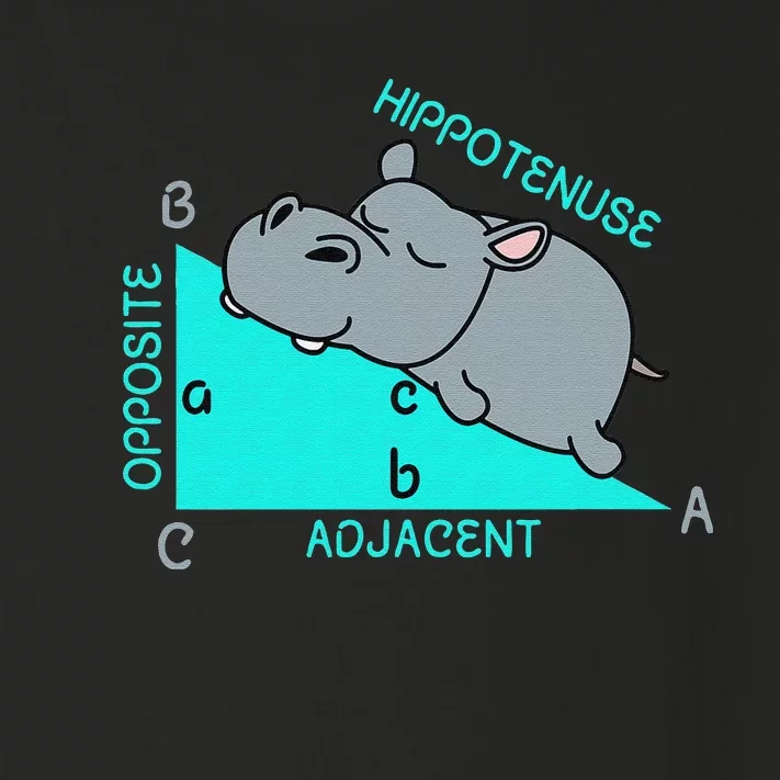 Hippo Math Analytical Funny Sarcasm Humor Teacher Toddler Long Sleeve Shirt