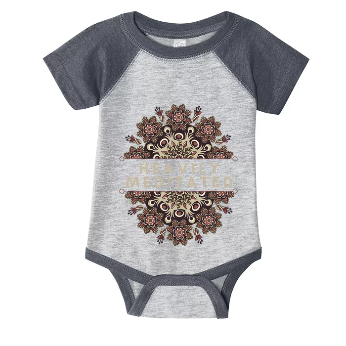 Heavily Meditated Antique Mandala Design For Yoga Lovers Infant Baby Jersey Bodysuit