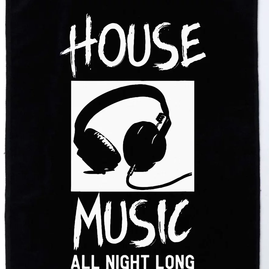 House Music All Night Long Dj Platinum Collection Golf Towel