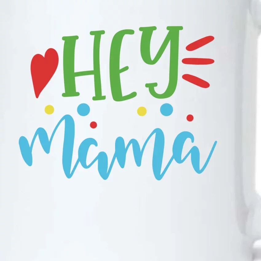 Hey Mama Autism Support Gift Black Color Changing Mug