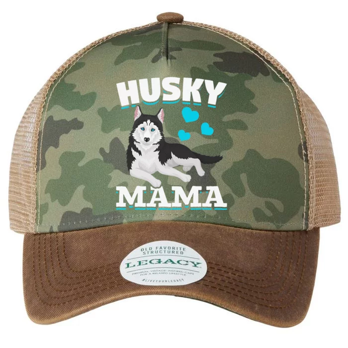 Husky Mama Animal Pet Mom Mothers Day Dog Lover Husky Legacy Tie Dye Trucker Hat