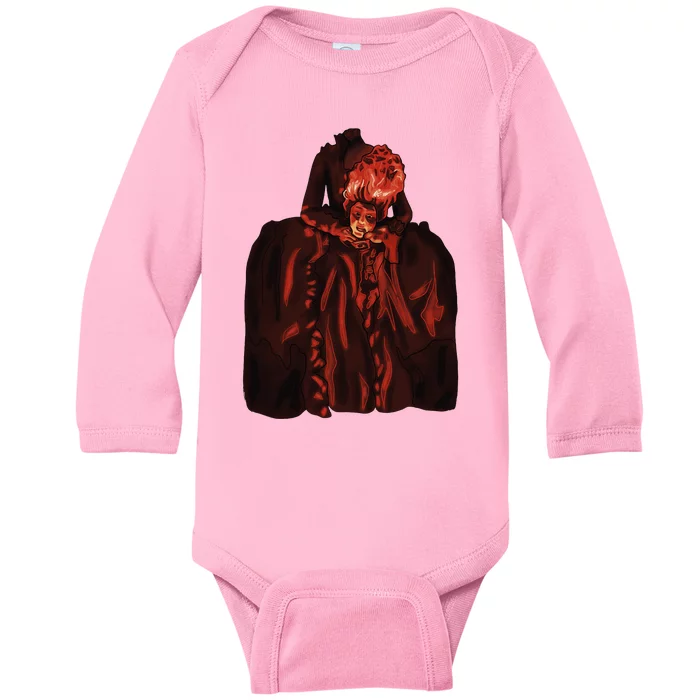 Headless Marie Antoinette French Revolution Paris France Baby Long Sleeve Bodysuit