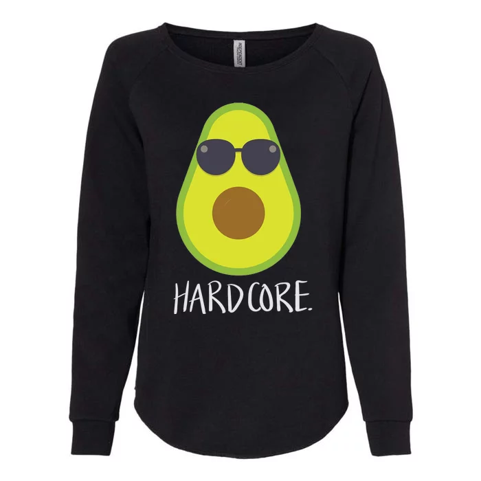 Hardcore Mexican Avocado Gangster Womens California Wash Sweatshirt