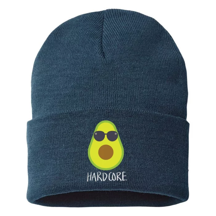 Hardcore Mexican Avocado Gangster Sustainable Knit Beanie