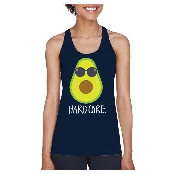 Hardcore Mexican Avocado Gangster Women's Racerback Tank