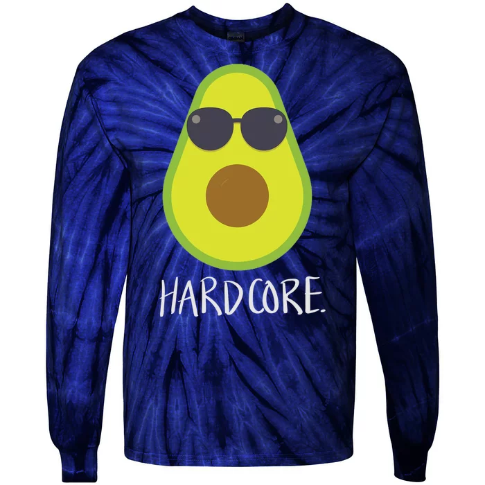 Hardcore Mexican Avocado Gangster Tie-Dye Long Sleeve Shirt