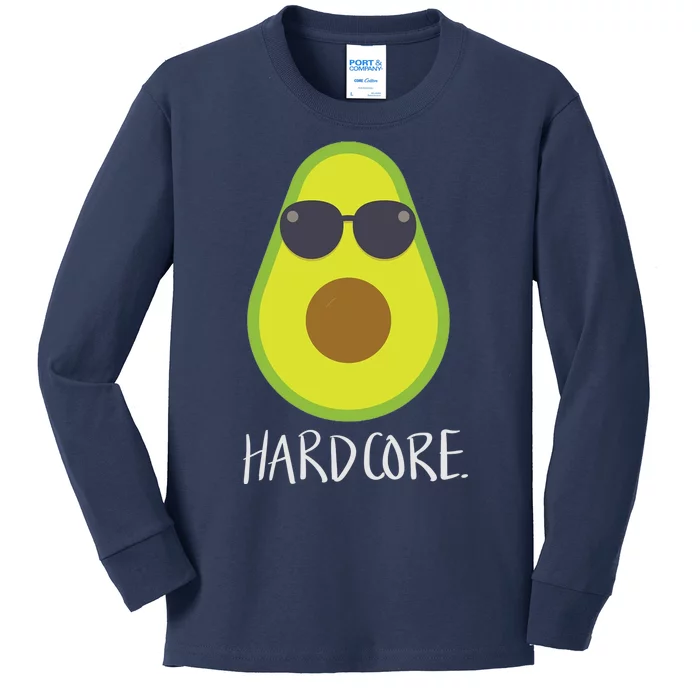 Hardcore Mexican Avocado Gangster Kids Long Sleeve Shirt