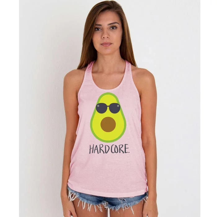 Hardcore Mexican Avocado Gangster Women's Knotted Racerback Tank