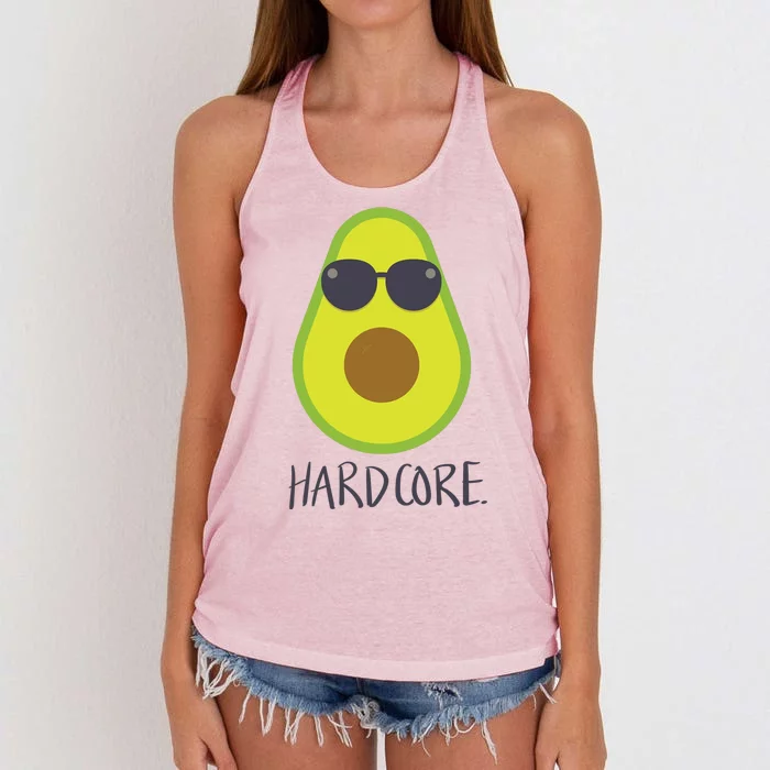 Hardcore Mexican Avocado Gangster Women's Knotted Racerback Tank