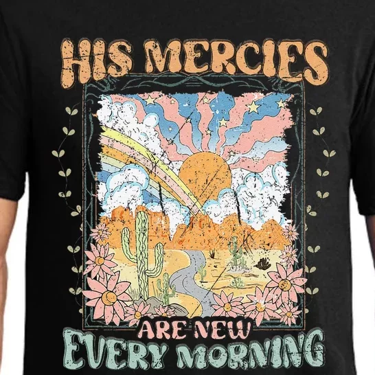 His Mercies Are New Every Morning Bible Verse Christian Pajama Set