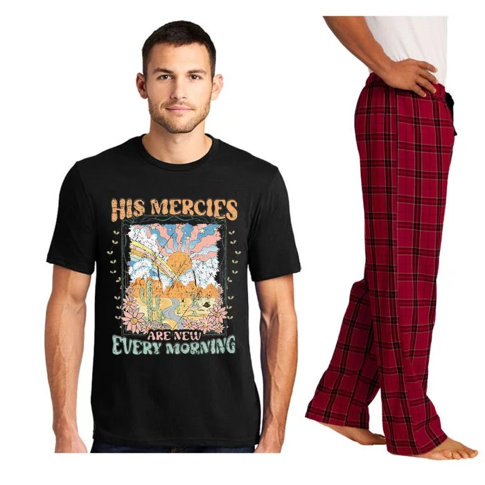 His Mercies Are New Every Morning Bible Verse Christian Pajama Set