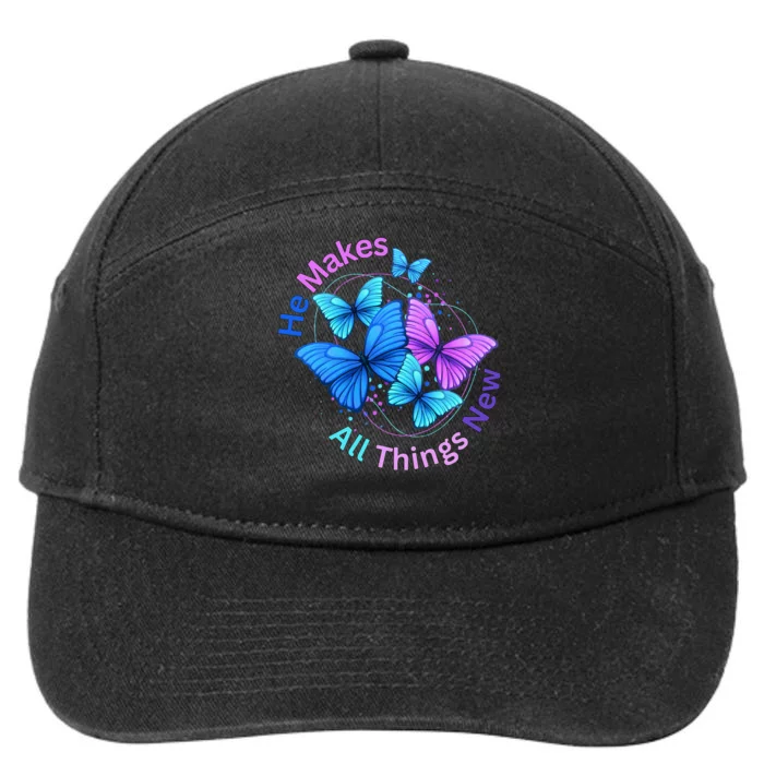 He Makes All Things New 7-Panel Snapback Hat