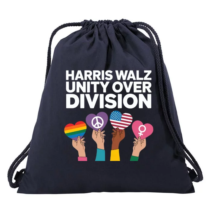 Harriswalz Moving America Forward With Unity Meaningful Gift Drawstring Bag