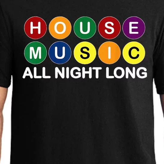 House Music All Night Long EDM DJ Pajama Set