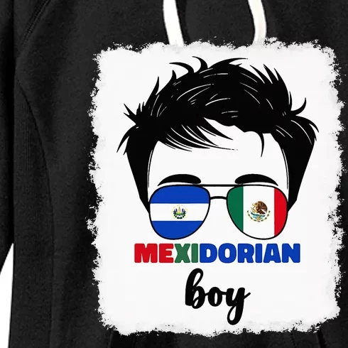 Half Mexican And Salvadorian Mexico El Salvador Women's Fleece Hoodie