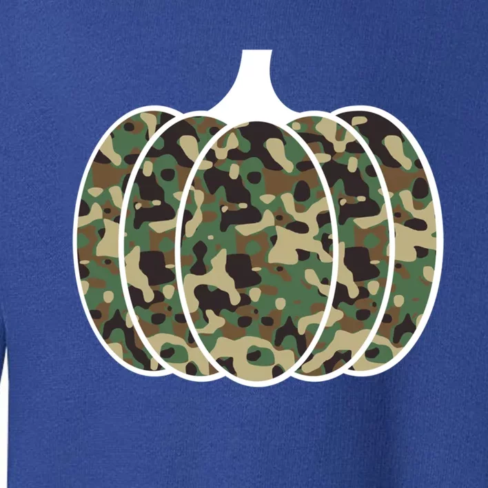 Hunting Mom And Son Matching Camo Pumpkin Autumn Great Gift Toddler Sweatshirt