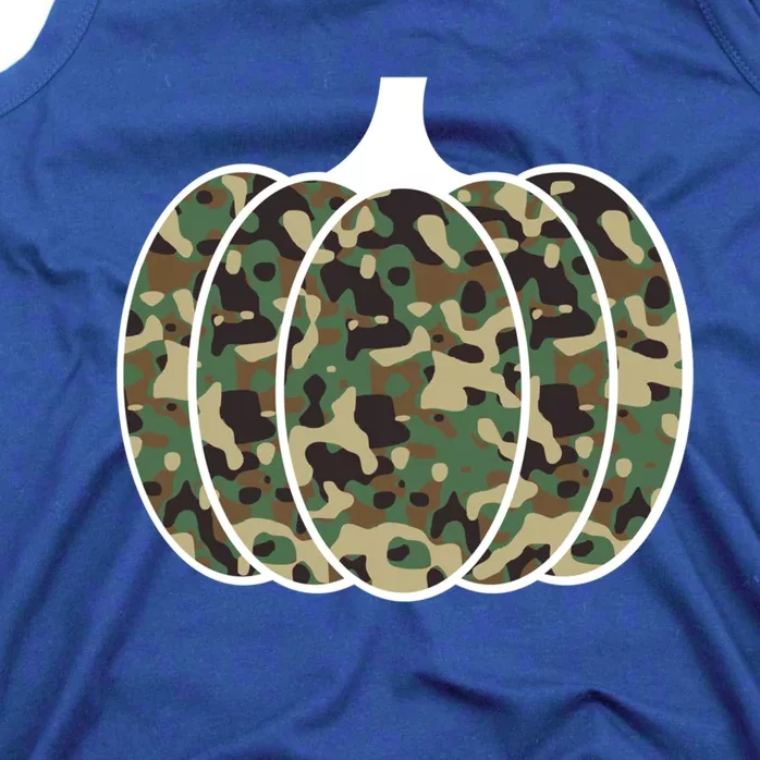 Hunting Mom And Son Matching Camo Pumpkin Autumn Great Gift Tank Top