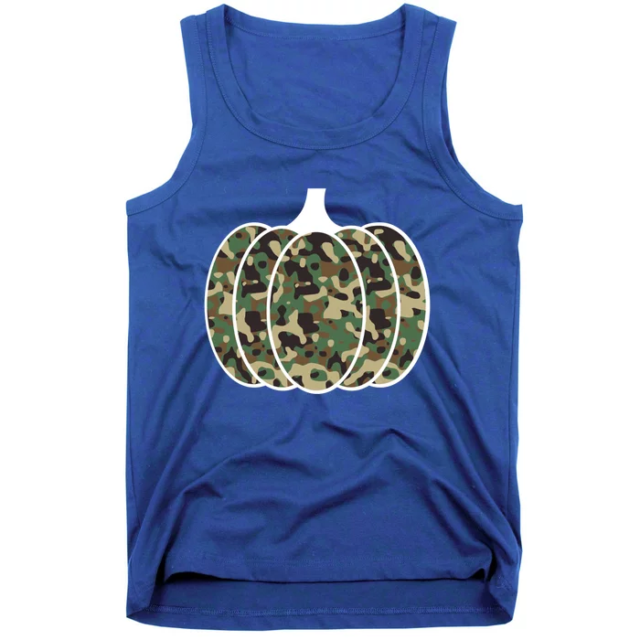 Hunting Mom And Son Matching Camo Pumpkin Autumn Great Gift Tank Top