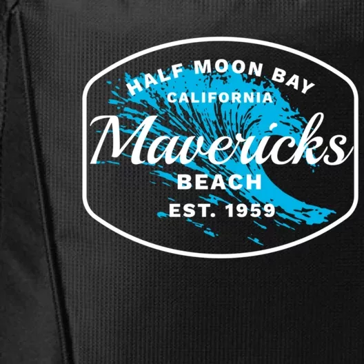 Half Moon Bay Mavericks Beach Surfing Gift Travel Gift City Backpack