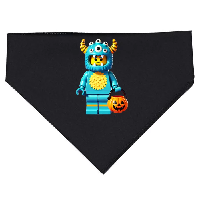 Halloween Master Builder Monster Building Blocks Bricks USA-Made Doggie Bandana