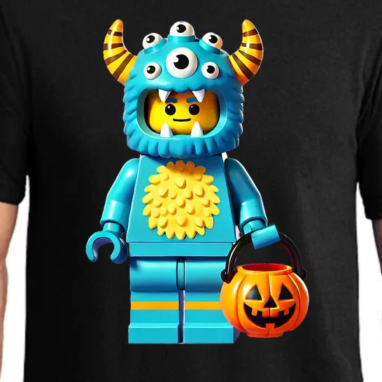 Halloween Master Builder Monster Building Blocks Bricks Pajama Set