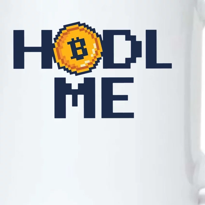 Hold Me Bitcoin Black Color Changing Mug