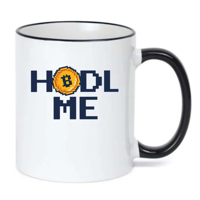 Hold Me Bitcoin Black Color Changing Mug