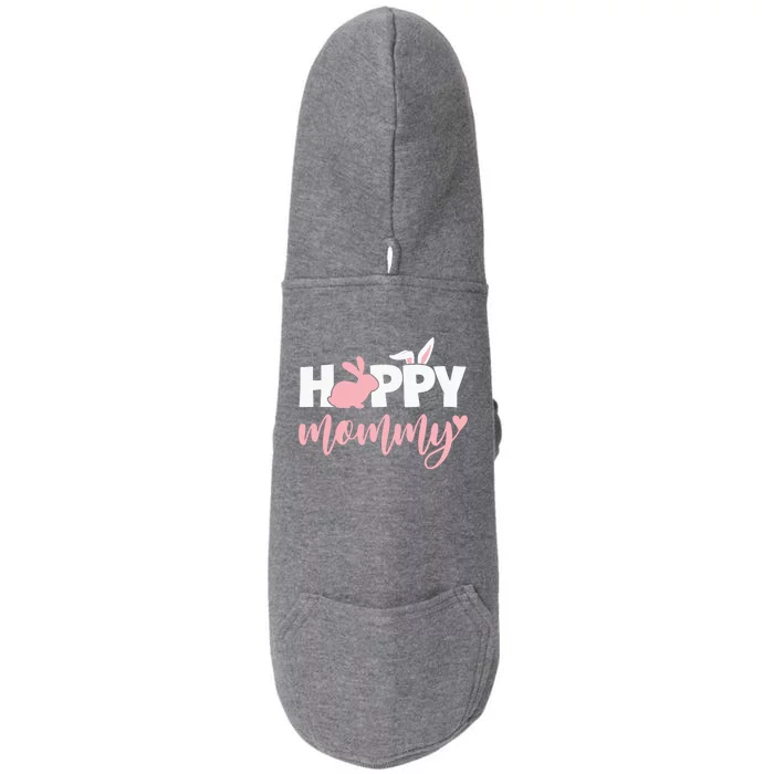 Happy Mommy Bunny Cute Holiday Doggie 3-End Fleece Hoodie