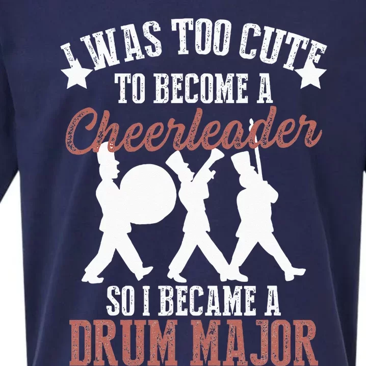 Hilarious Marching Band Drum Major Meme Joke Too Cute Sueded Cloud Jersey T-Shirt