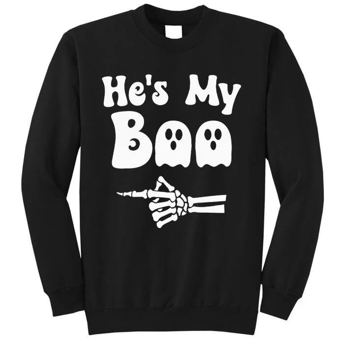 HeS My Boo Matching Halloween Pajama Couples HeS My Boo Tall Sweatshirt