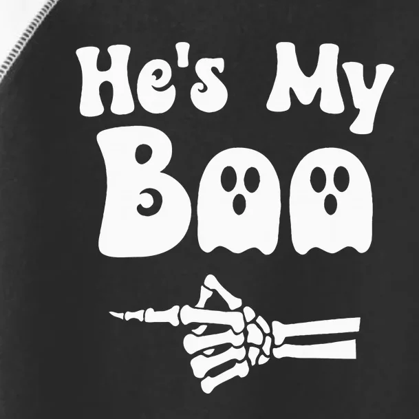 HeS My Boo Matching Halloween Pajama Couples HeS My Boo Toddler Fine Jersey T-Shirt