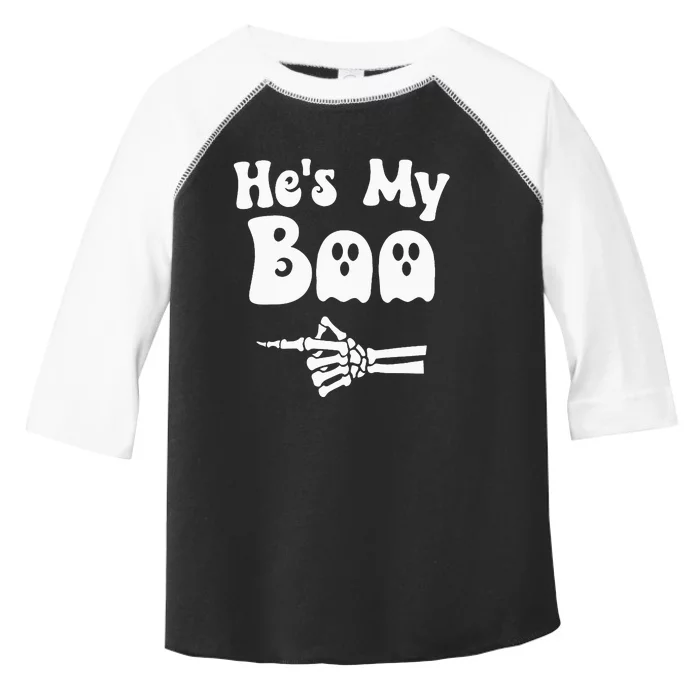 HeS My Boo Matching Halloween Pajama Couples HeS My Boo Toddler Fine Jersey T-Shirt