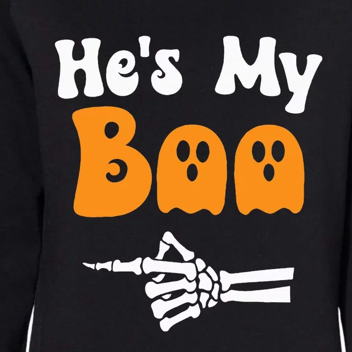 HeS My Boo Matching Halloween Pajama Couples HeS My Boo Womens California Wash Sweatshirt