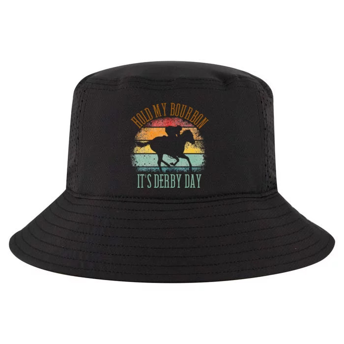 Hold My Bourbon ItS Derby Day Kentucky Horse Racing Cool Comfort Performance Bucket Hat