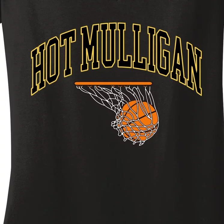 Hot Mulligan Basketball Women's V-Neck T-Shirt