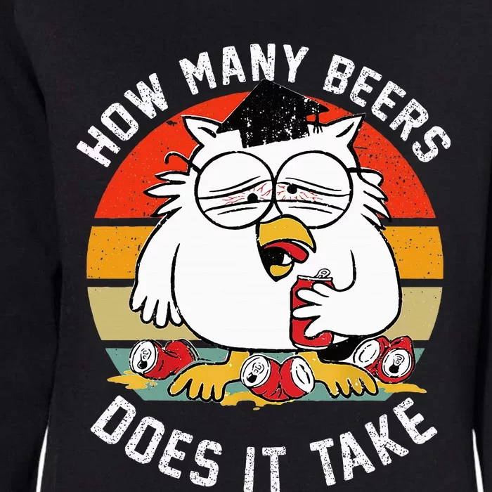 How Many Beers Does It Take Womens California Wash Sweatshirt